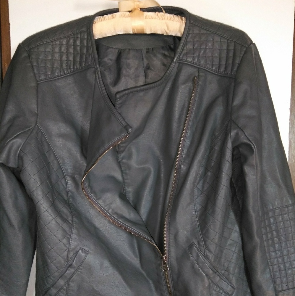 Apt 9Faux Leather Jacket - Picture 2 of 3
